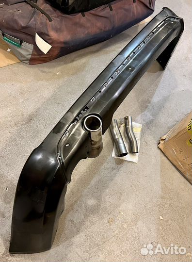 Обвес заднего бампера Chevrolet Aveo T300 седан