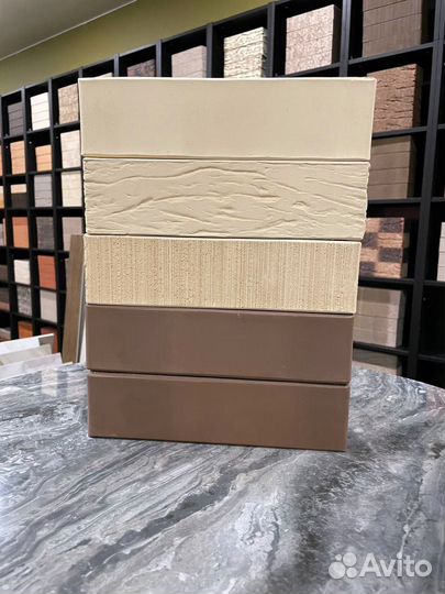 Лицевой кирпич пшеничное лето бархат завода Керма