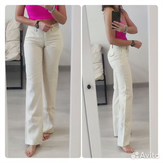 Брюки летние лен H&M