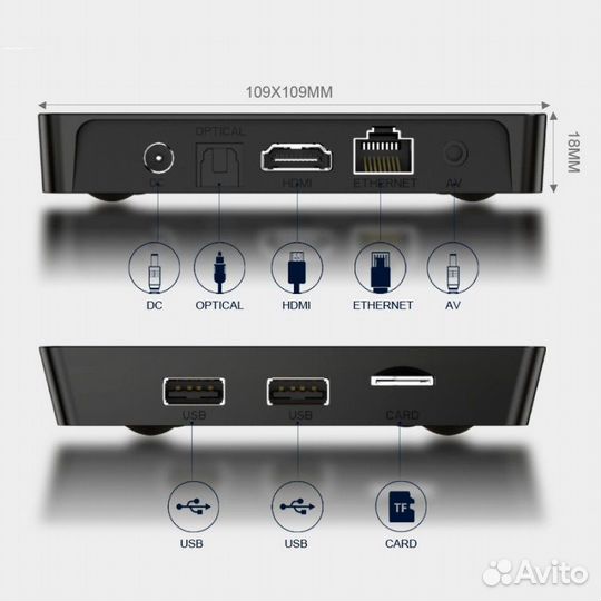 Тв-приставка X96Q Pro, 16/2Gb, Android