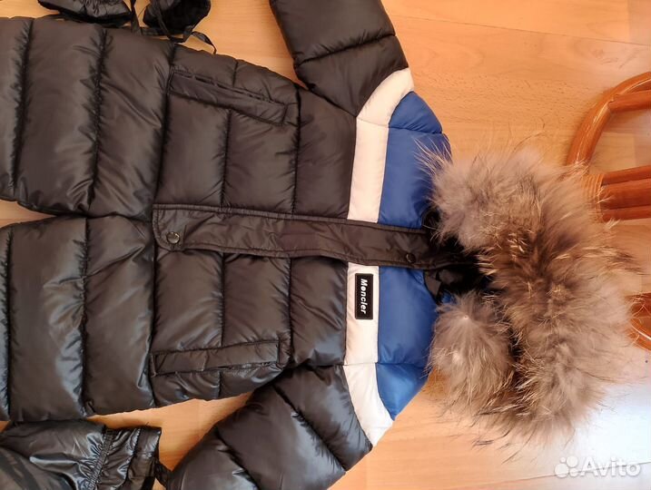 Зимний теплый комбинезон 62