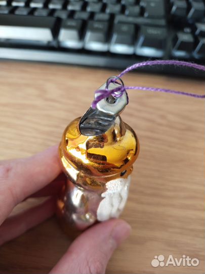 Ёлочная игрушка СССР дед мороз