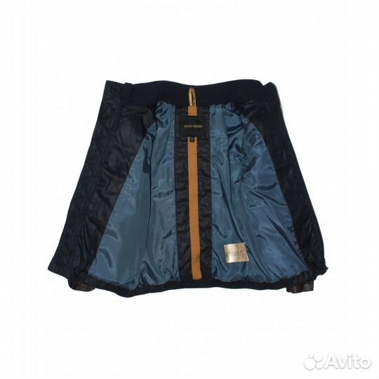 Antony Morato Куртка синяя с коричневыми кожаными