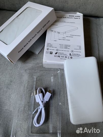 Паурбанк на 5000 mAh новый