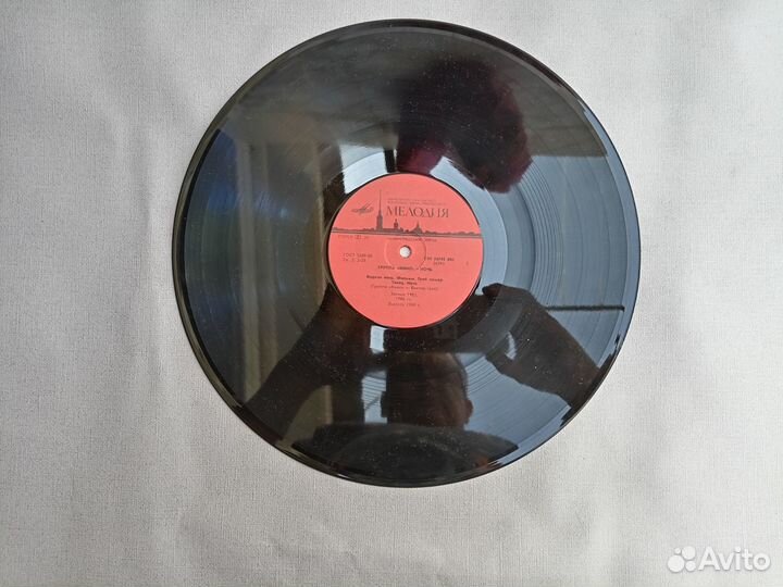 Пластинка Кино. Ночь. 1988 год