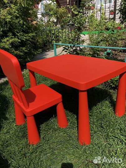 Продаю детский стол и стул IKEA