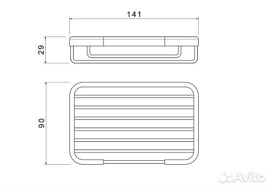 Мыльница Aquatek AQ4946CR хром
