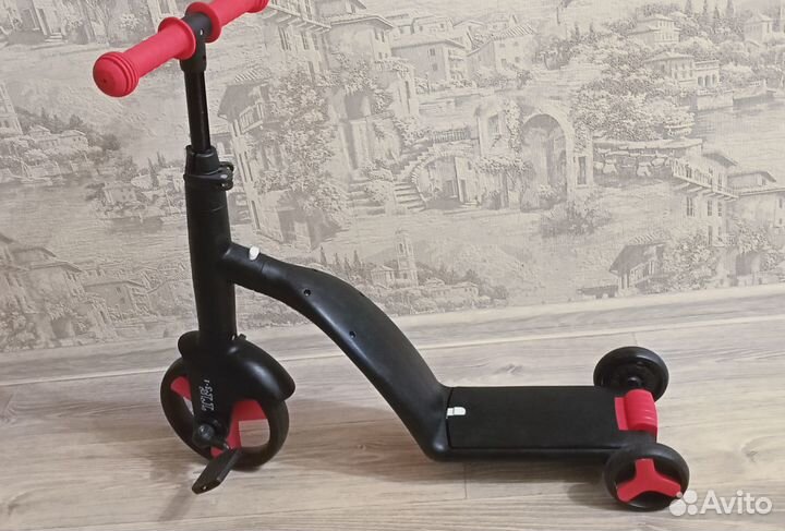 3в1 Nadle самокат-беговел-велосипед