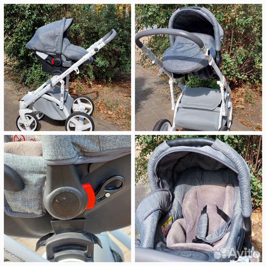 Коляска adamex 3 в 1