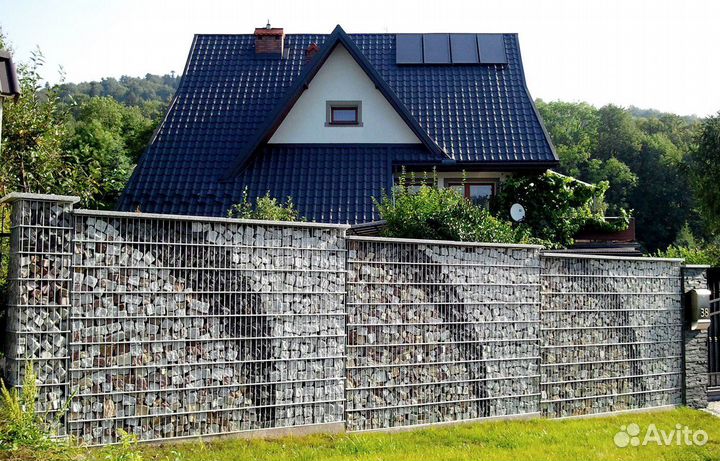 Габионы сварные, берегоукрепление