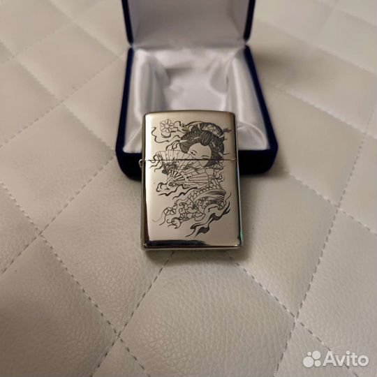 Зажигалка zippo sterling armor в азиатском стиле