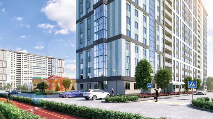 2-к. квартира, 65,2 м², 12/18 эт.