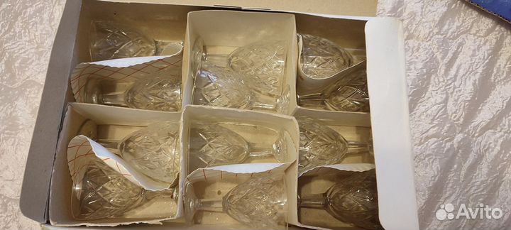 Набор новых рюмок 12 шт