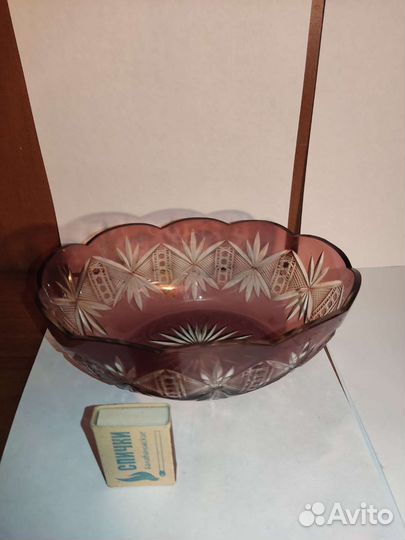 Ваза. Конфетница. Богемия