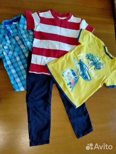 Детские вещи на мальчика пакетом, размер 98-104
