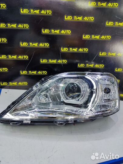 Фары на renault logan 1 BI LED