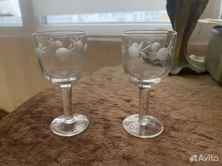 Рюмки на ножке хрусталь СССР