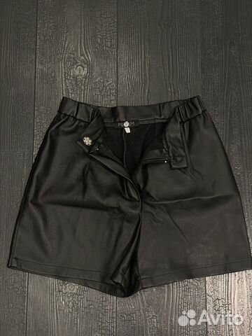 Шорты женские кожаные