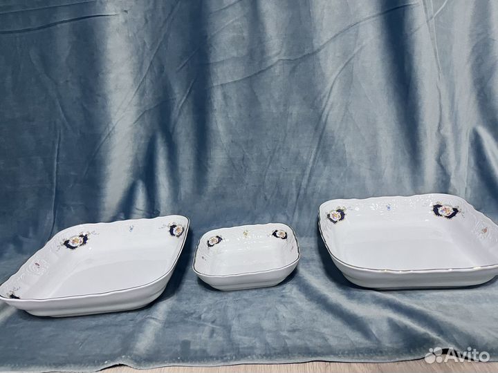 Салатники квадратные Bernadotte Синий Глаз