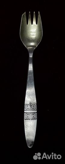 Вилка-ложка серебряная 916 пробы