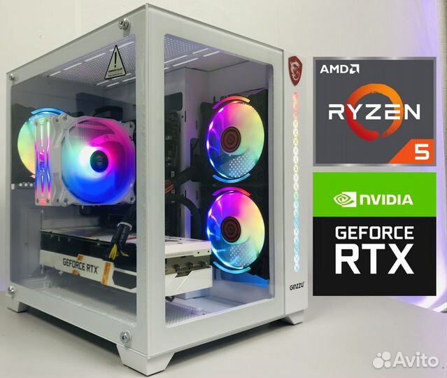 Игровой компьютер Ryzen 5 5600/32GB/RTX 3070
