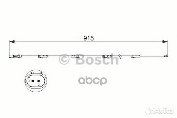 Датчик износа тормозных колодок 1987473509 Bosch