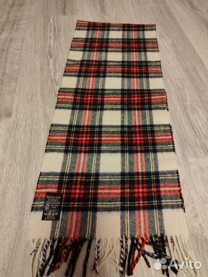 Шотландский твидовый шарф Highland crown