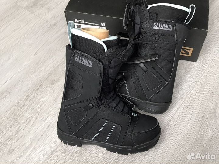 Ботинки сноуборд Salomon Scarlet Black женские