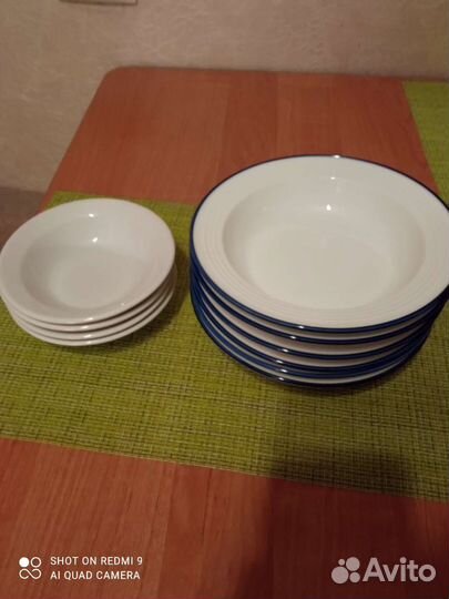 Тарелки, бокалы