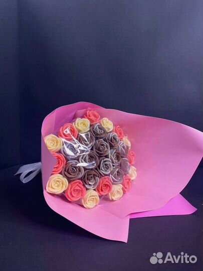 Букет из Белого Шоколада - 29 Роз