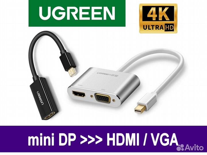 Mini Display Port (Thunderbolt) - hdmi / VGA