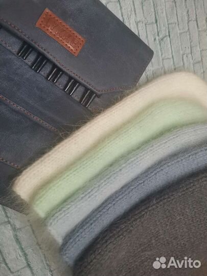 Шапка бини из пуха норки