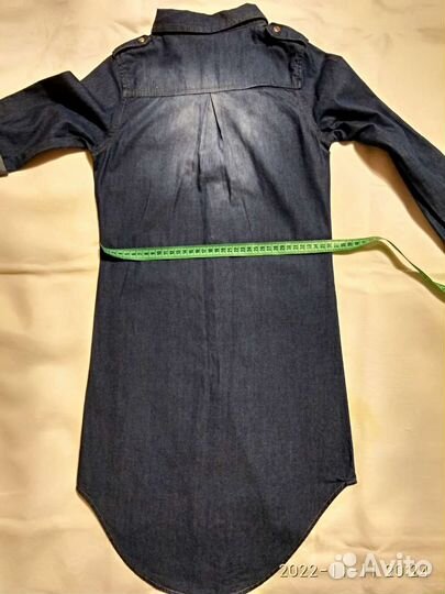 Платье на девочку джинсовое на 134