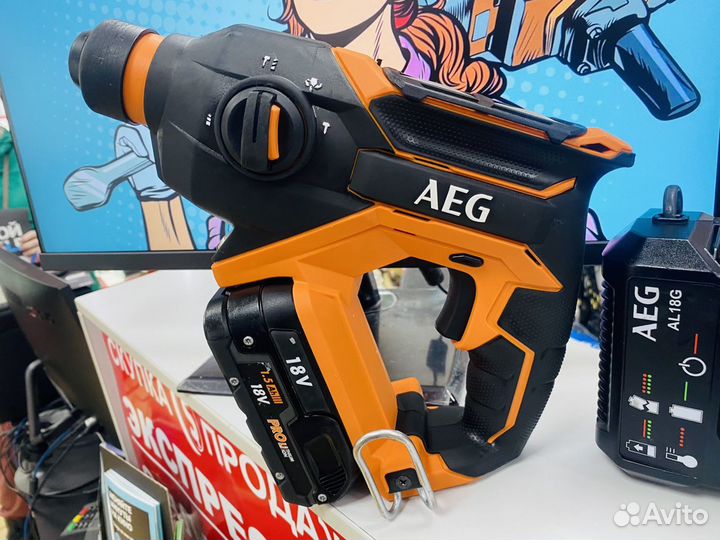 Компактный перфоратор AEG BBH18C +Акуммулятор+З/У
