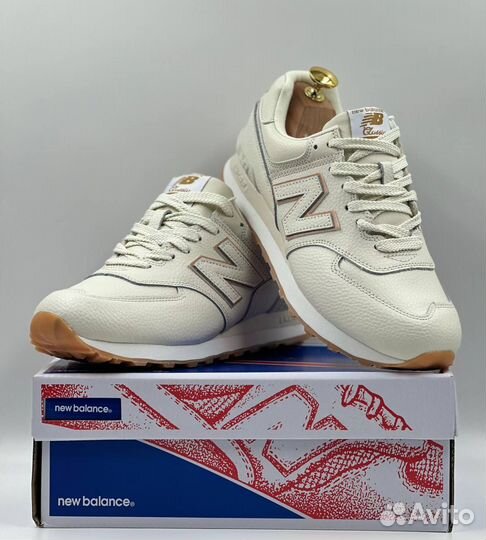 New Balance 574 белые