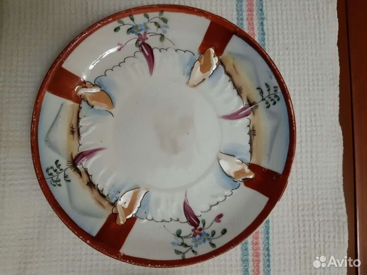 Старинная фарфоровая чайная пара 1920г