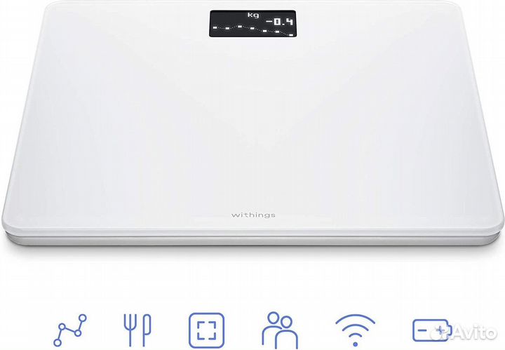 Умные весы Withings Body Scale WiFi WBS06 белые