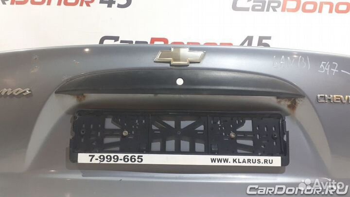 Крышка багажника б/у для Chevrolet Lanos (96276674