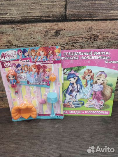 Фигурка Winx и журнал