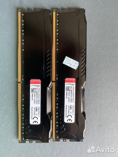 Оперативная память DDR4 Kingston HyperX 16GB 2666