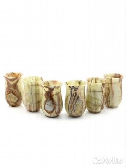 Стаканы из оникса 6 шт