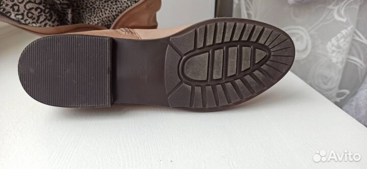 Сапоги осенние женские кожаные 37 новые