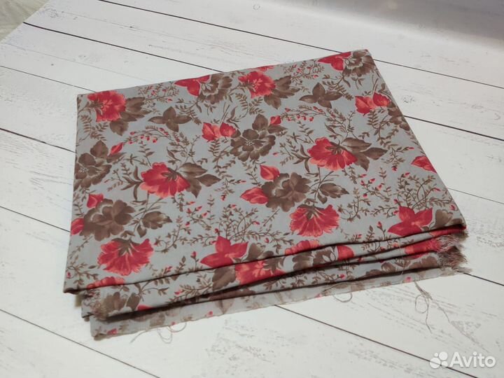 Отрез ткани хлопок СССР