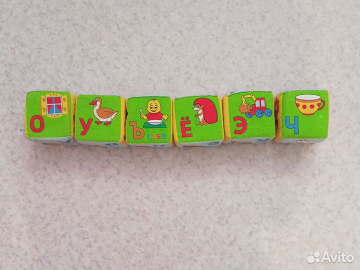 Кубики детские мягкие