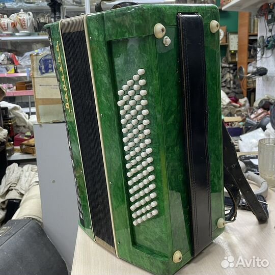 Аккордеон Березка в футляре СССР (Сзр)