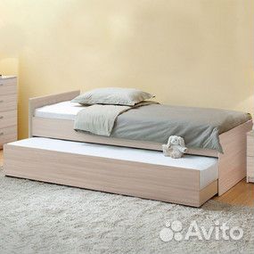 Выдвижная кровать Боровичи и матрас Икея Malvik