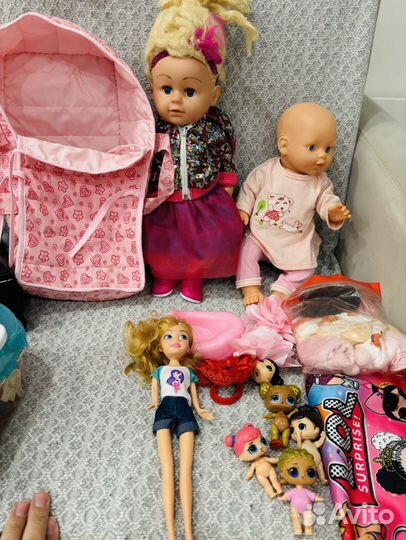 Большой пакет детских игрушек