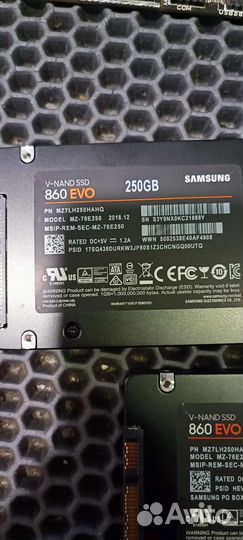 Ssd Samsung 860 evo,850 evo 250гб