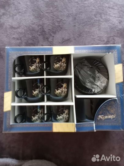 Кофейный сервиз Пальмира новый