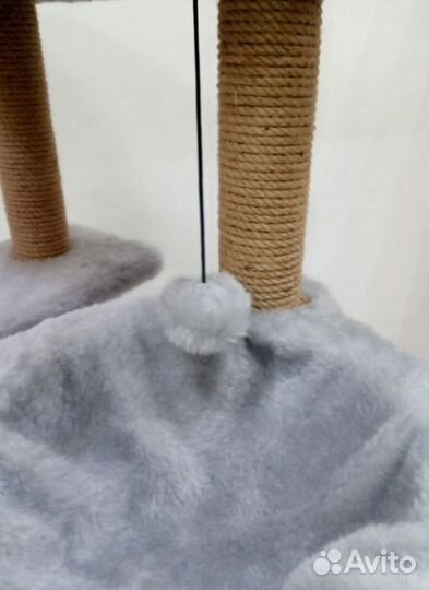 Специально для вашего питомца домик когтеточка для кошки высота 155 см. серый (029) от производителя